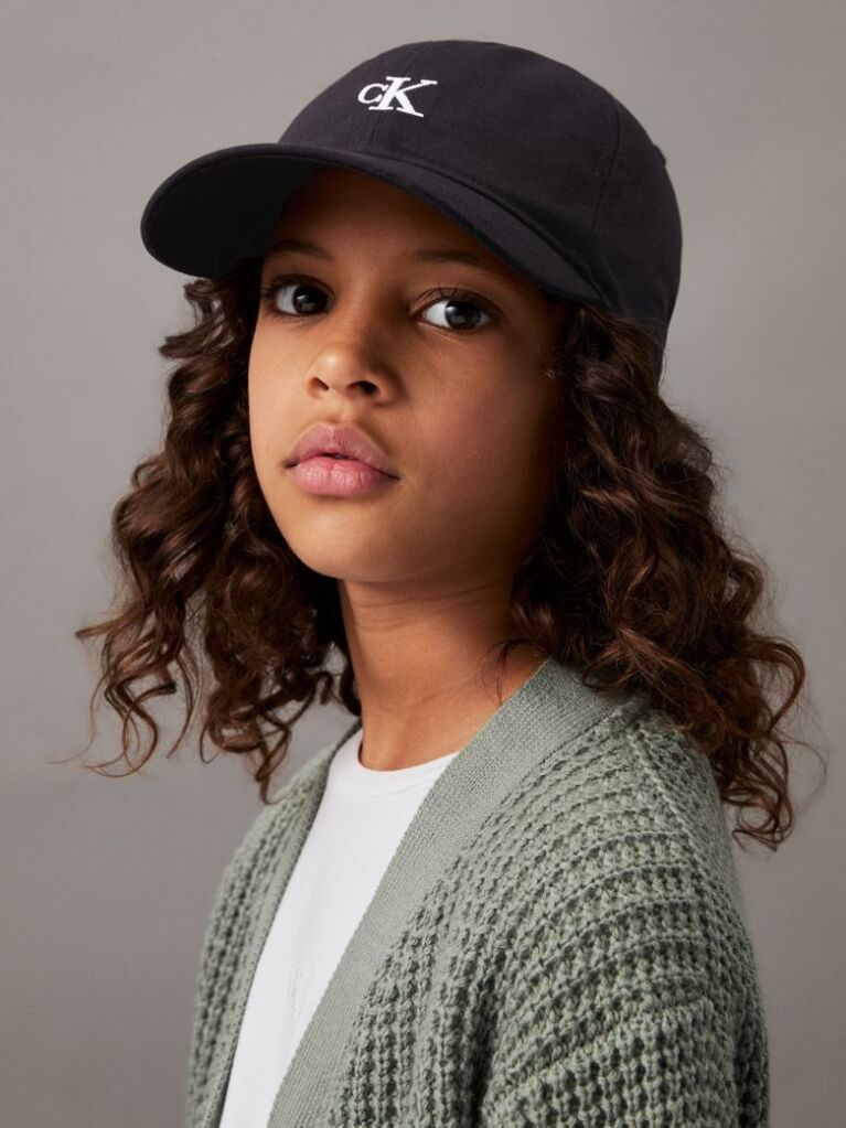 Black Kids' Logo Baseball Cap  Kids Unisex