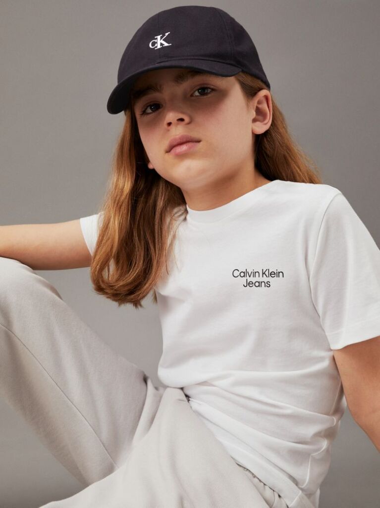 Black Kids' Logo Baseball Cap  Kids Unisex