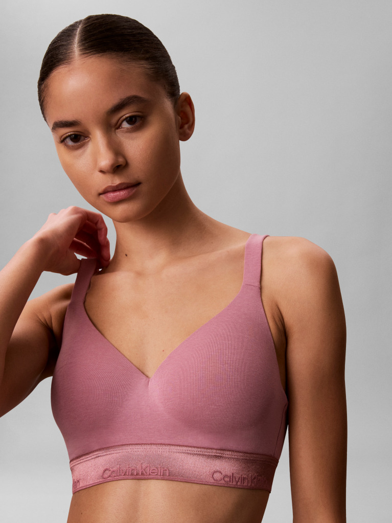 Pink Push-Up Bralette - Icon Cotton Modal  Women