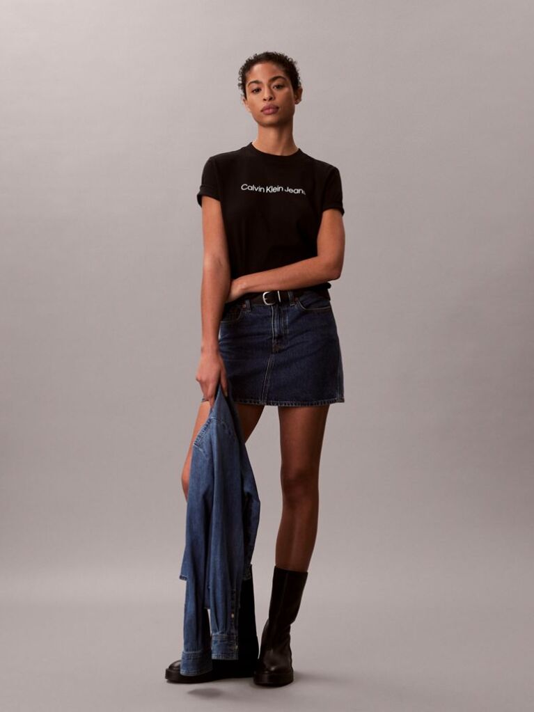 Black Short Sleeve T-Shirt  Women