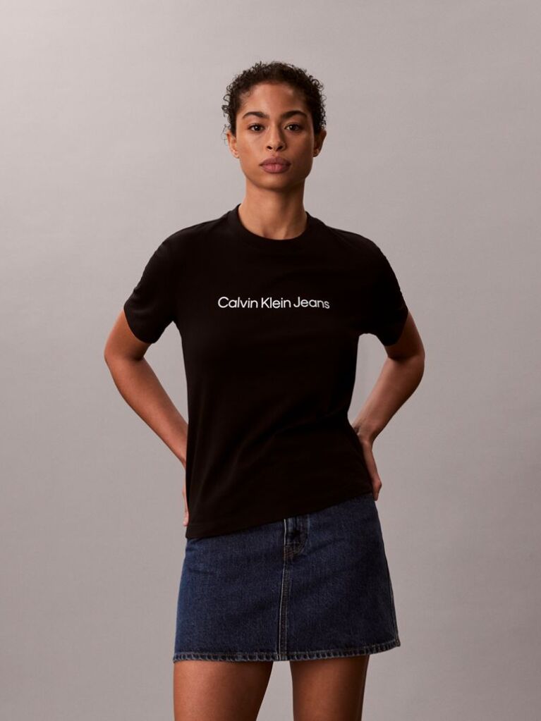 Black Short Sleeve T-Shirt  Women