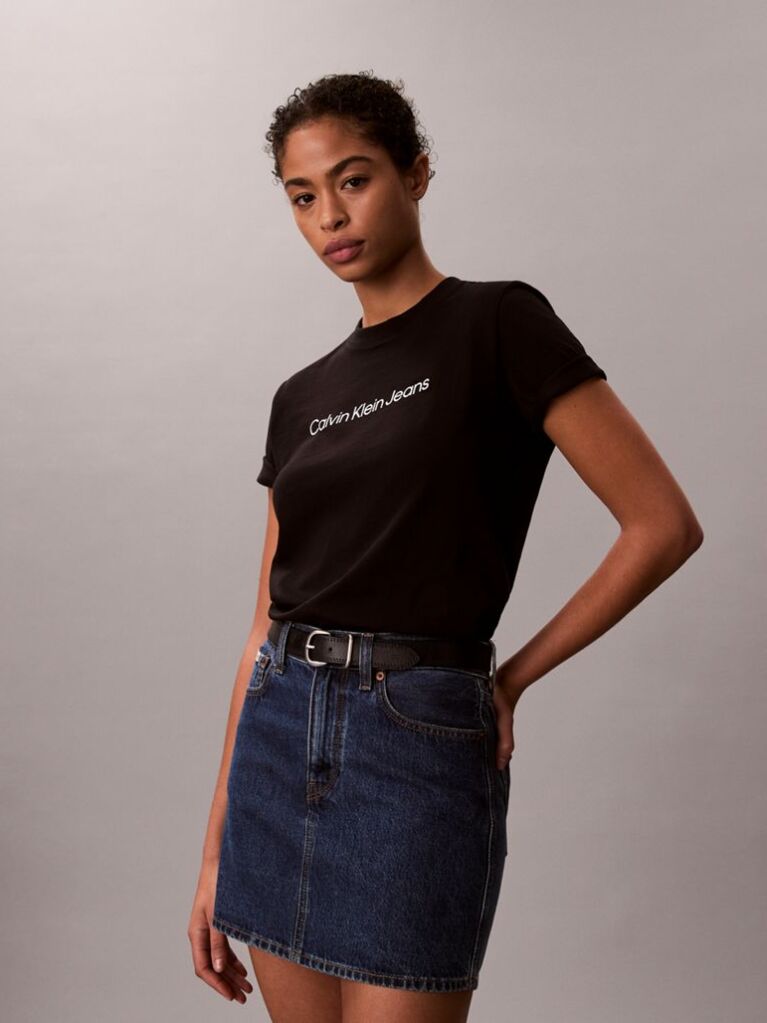 Black Short Sleeve T-Shirt  Women