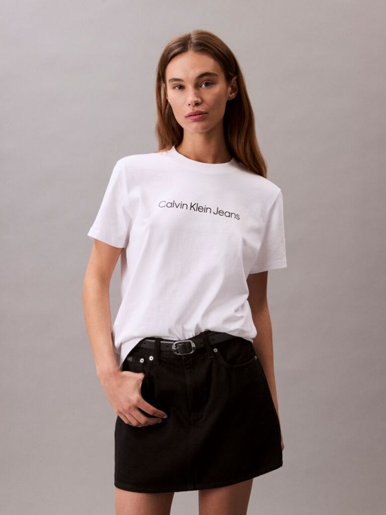 White Short Sleeve T-Shirt  Women
