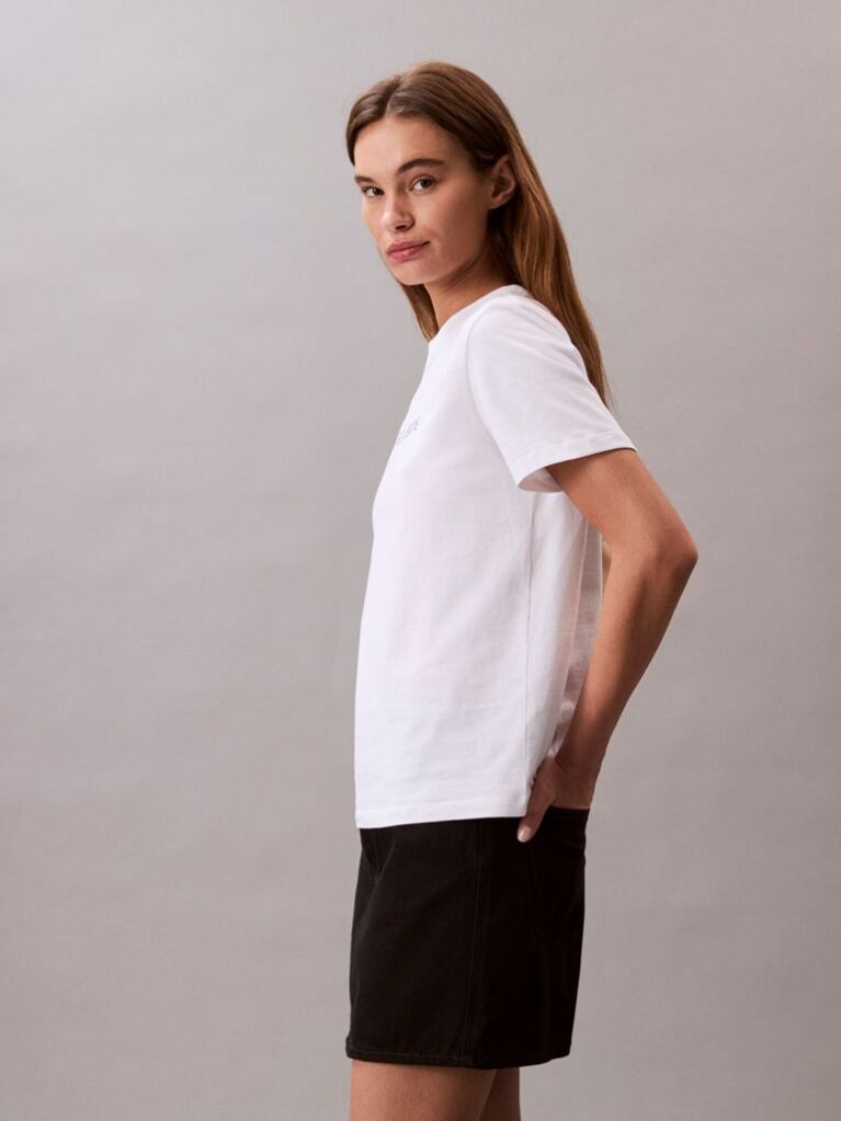 White Short Sleeve T-Shirt  Women