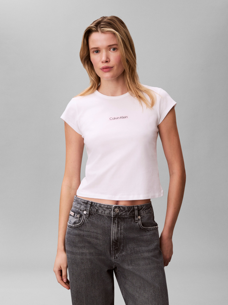 White Baby Fit T-Shirt  Women