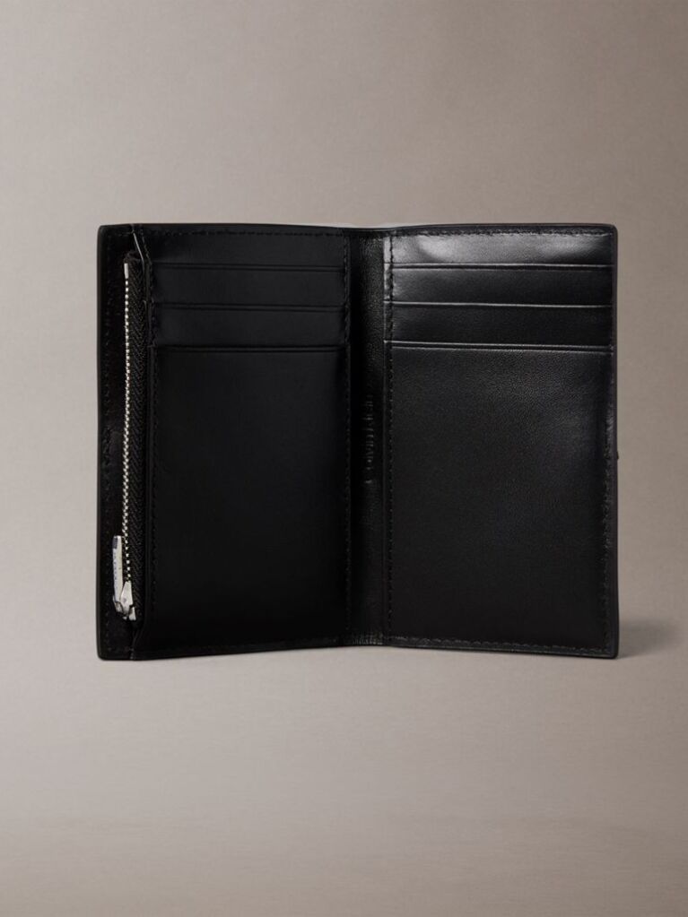 Black Pebbled Leather RFID Wrist Strap Wallet  Women