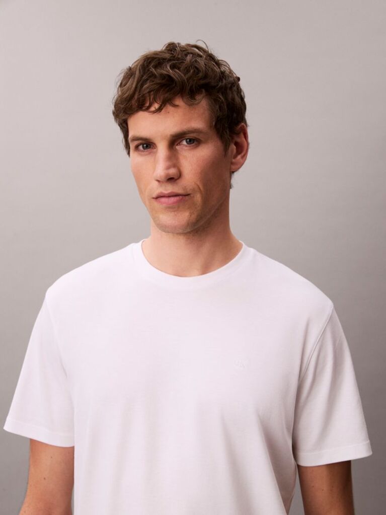 White Pima Cotton T-shirt  Men