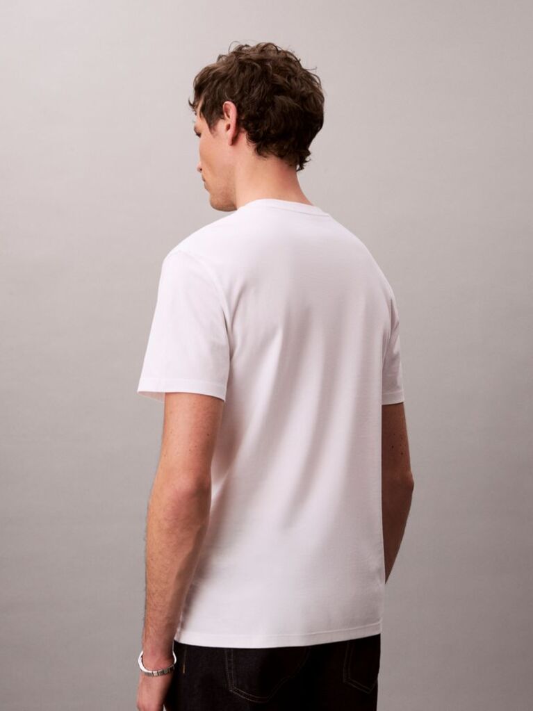 White Pima Cotton T-shirt  Men