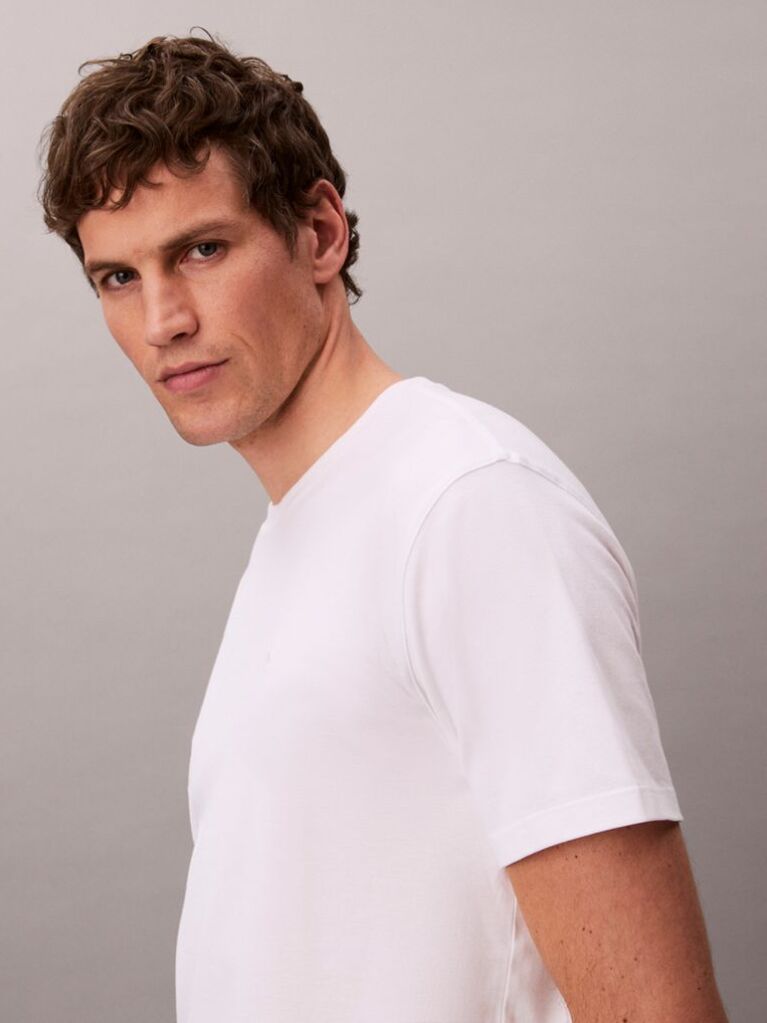 White Pima Cotton T-shirt  Men