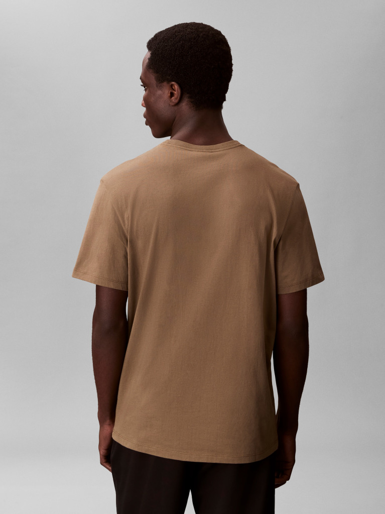 Brown Logo T-shirt  Men