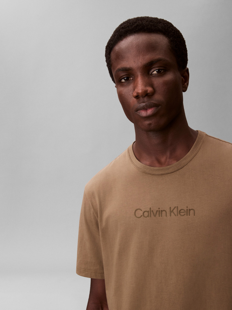 Brown Logo T-shirt  Men