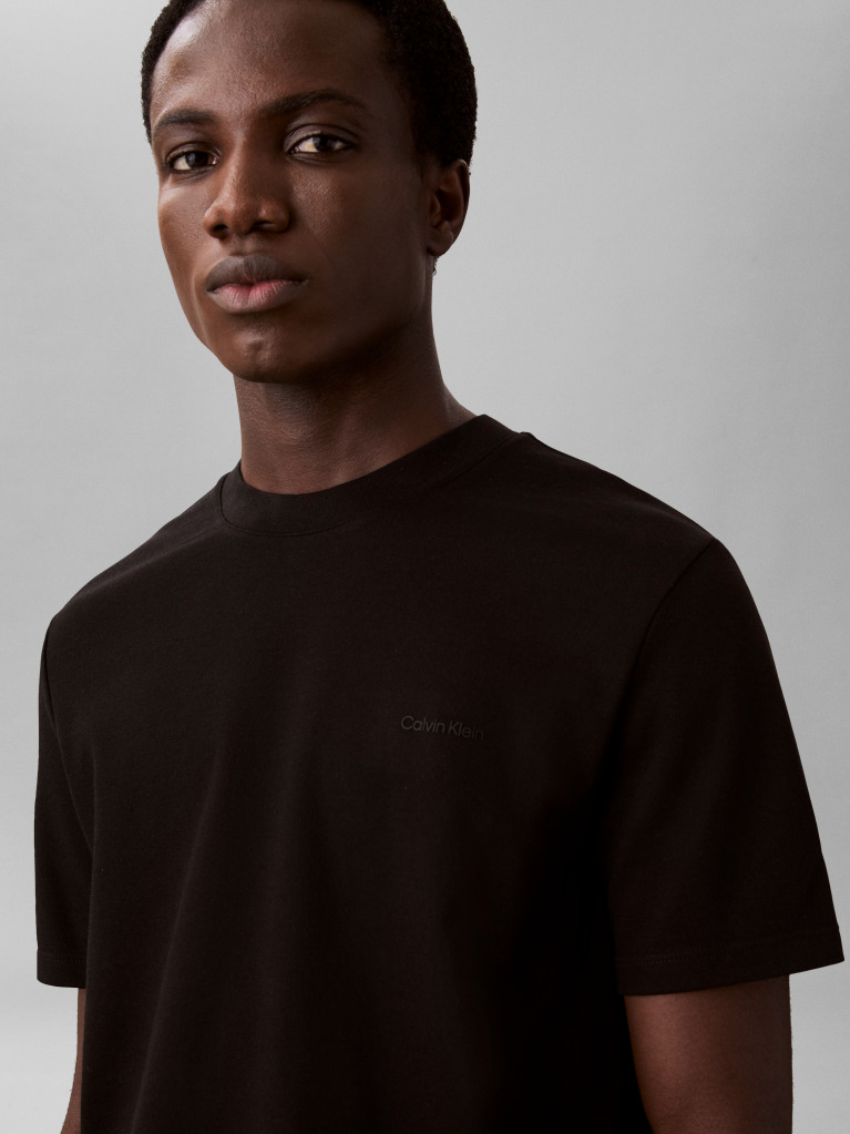 Black Tech Interlock T-Shirt  Men