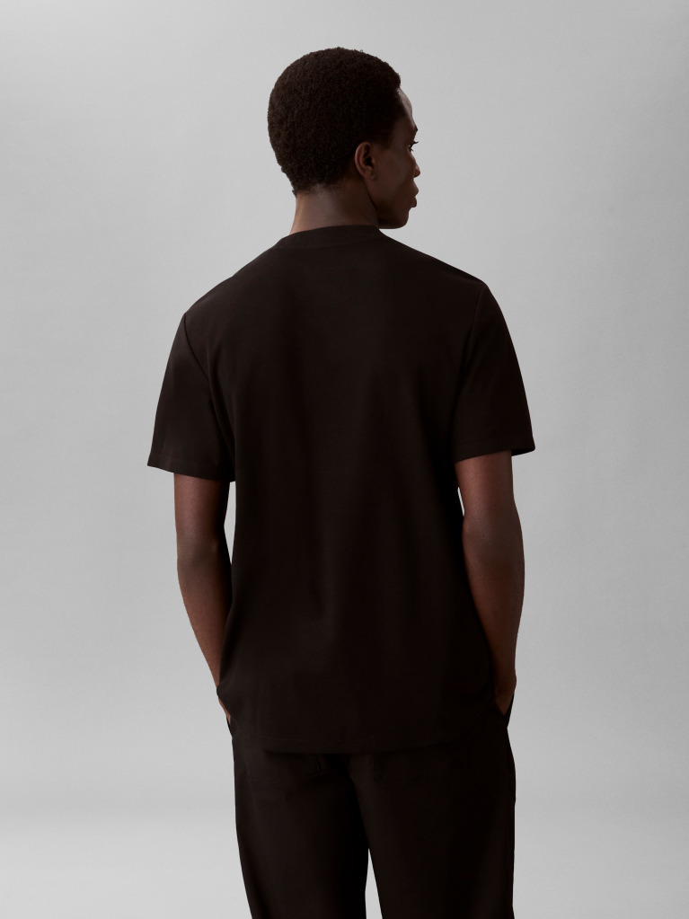 Black Tech Interlock T-Shirt  Men