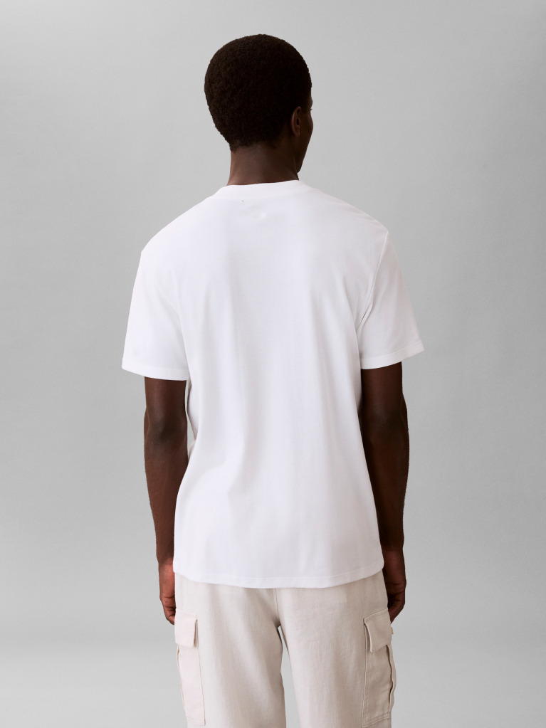 White Tech Interlock T-Shirt  Men