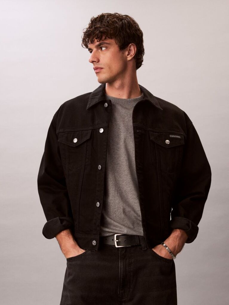 Grey Embroidered Monogram Relaxed T-Shirt  Men
