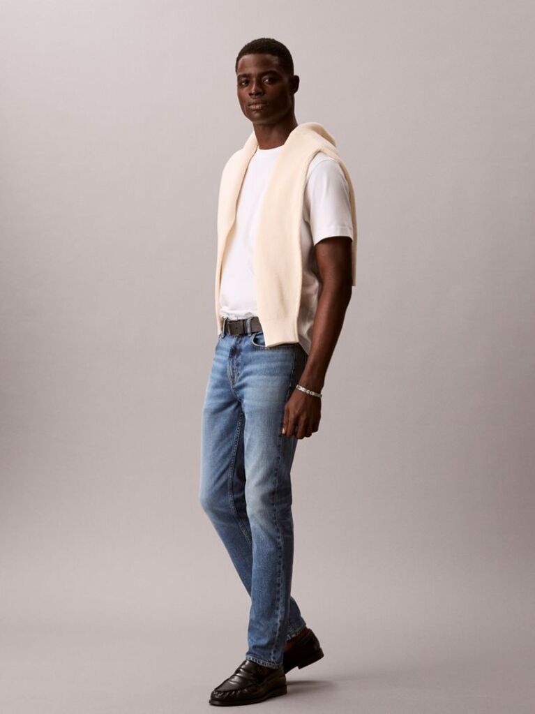 Denim Slim Tapered Jeans  Men