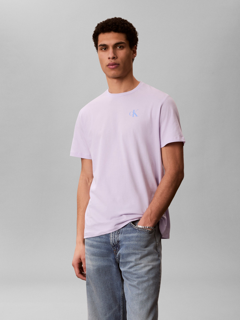 Purple Back Graphic T-Shirt  Men