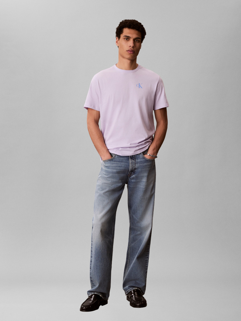 Purple Back Graphic T-Shirt  Men