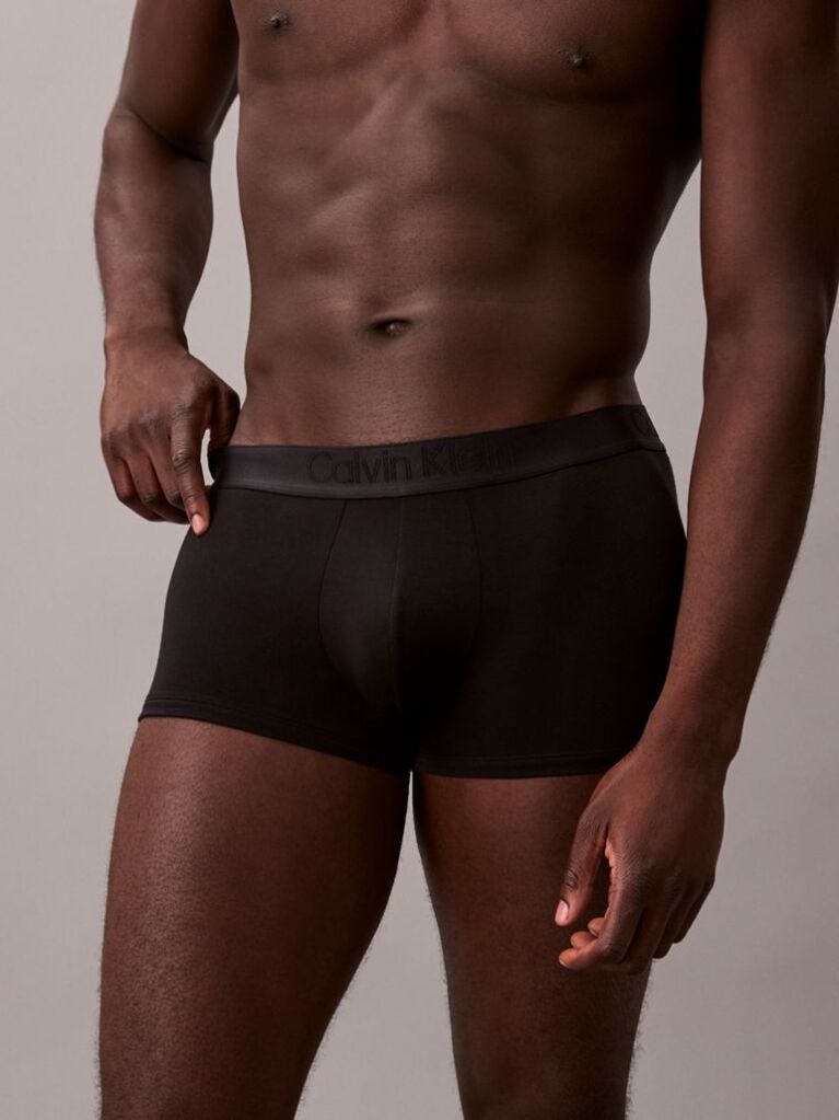 Black 3 Pack Low Rise Trunks - CK Black  Men