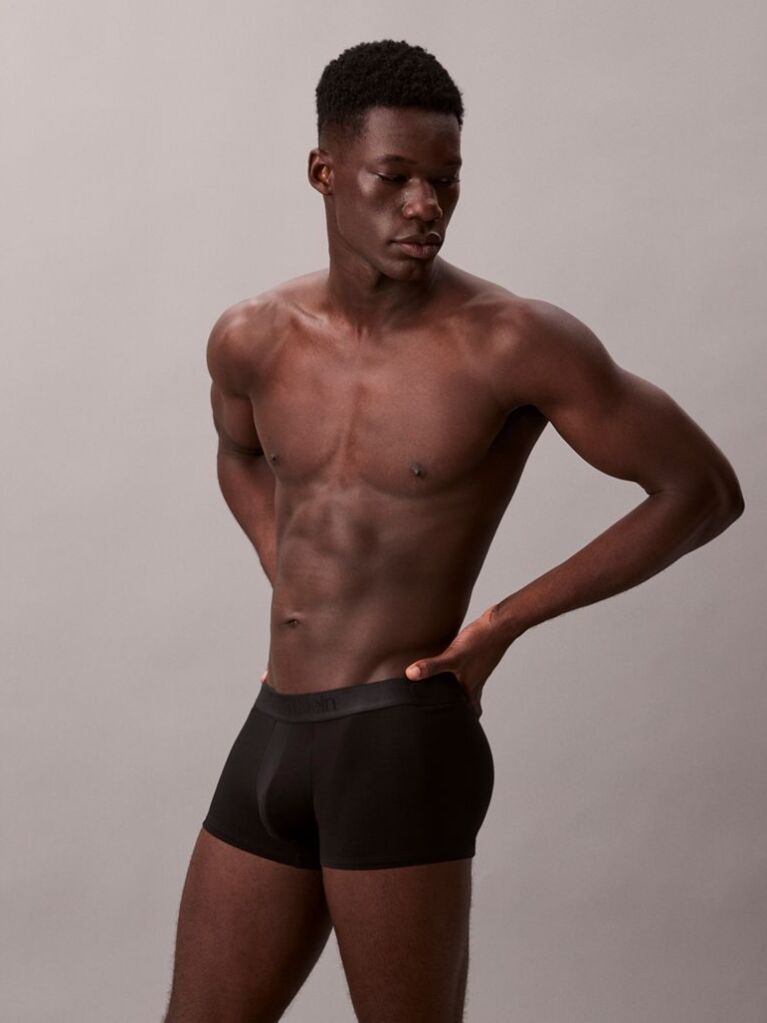 Black 3 Pack Low Rise Trunks - CK Black  Men