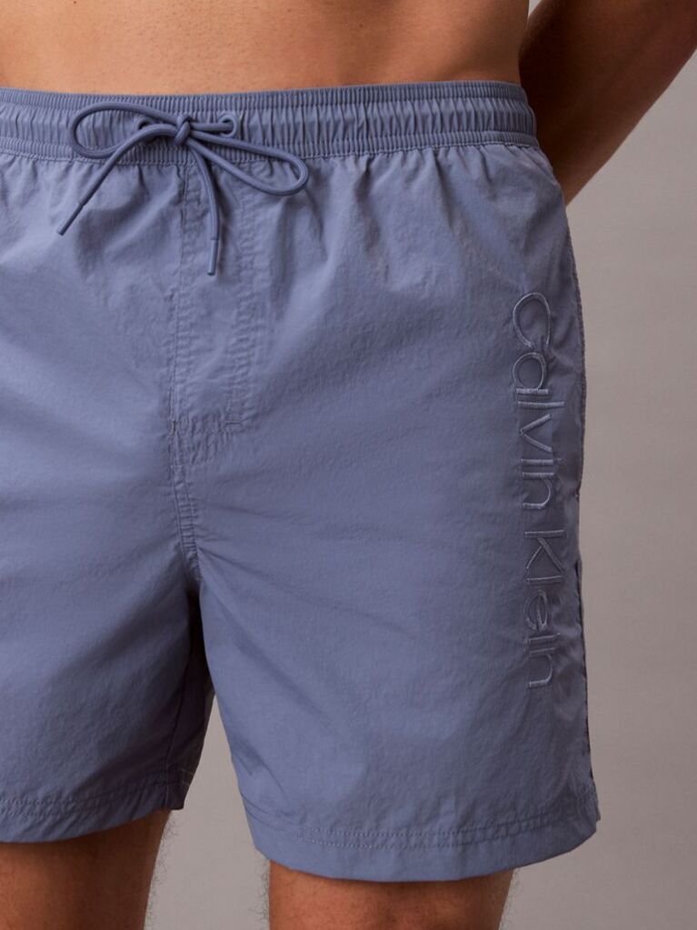Blue Medium Drawstring Swim Shorts - CK Tech  Men