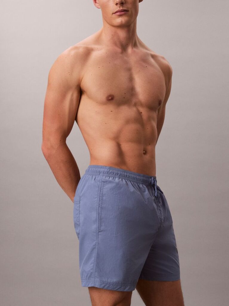 Blue Medium Drawstring Swim Shorts - CK Tech  Men