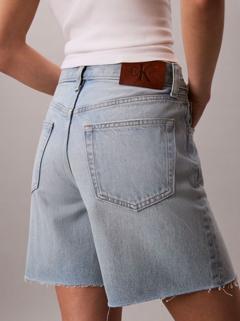 Denim 90s Washed Denim Shorts  Women