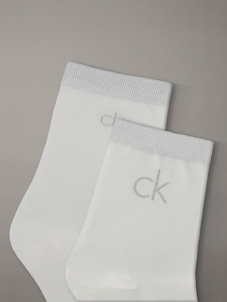 White 2 Pack Ankle Socks  Women