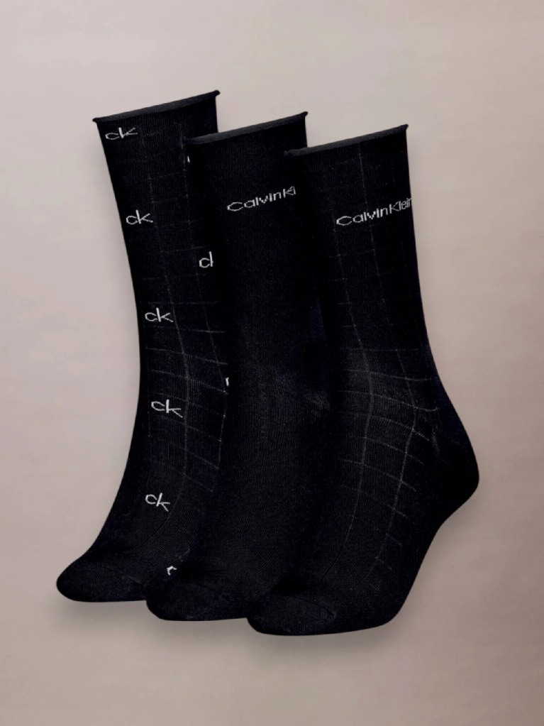 Black Women's Classic Socks 3 Pack Gift Box  Women