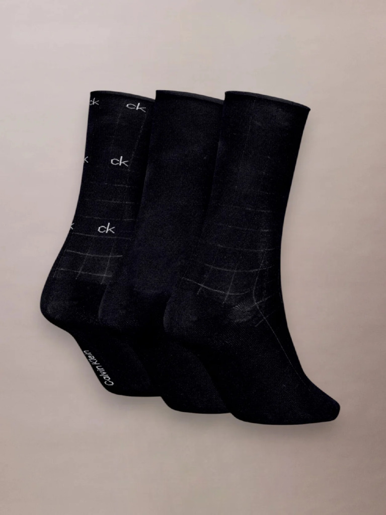 Black Women's Classic Socks 3 Pack Gift Box  Women