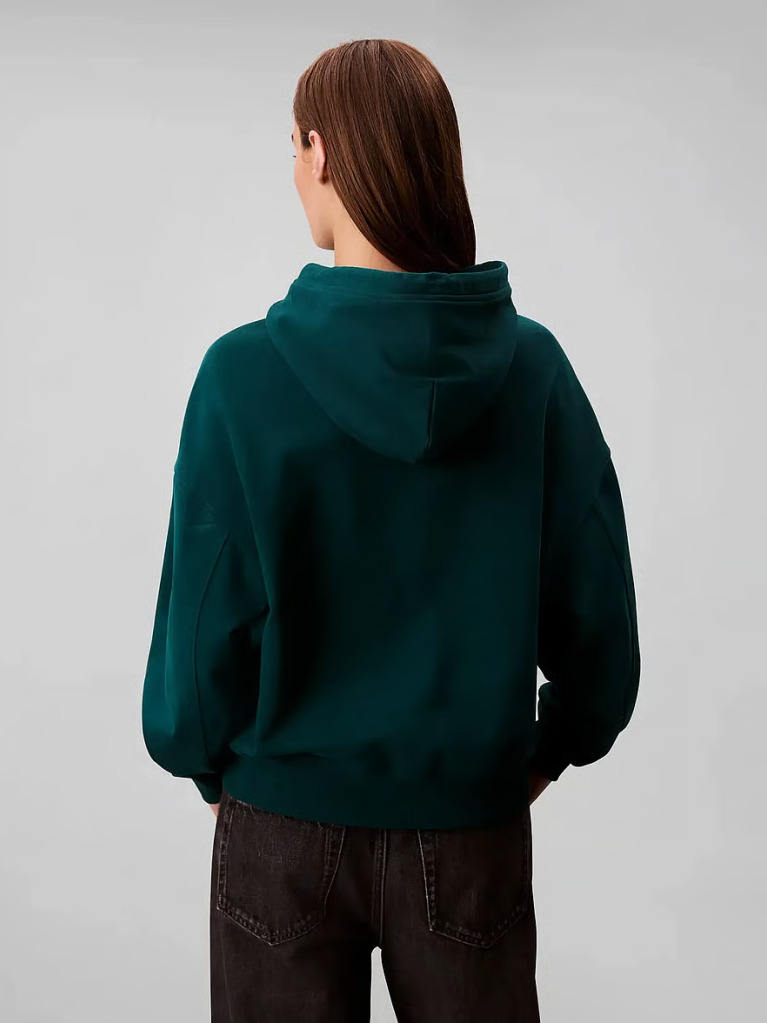 Green Terry Cotton Sweatshirt  Women