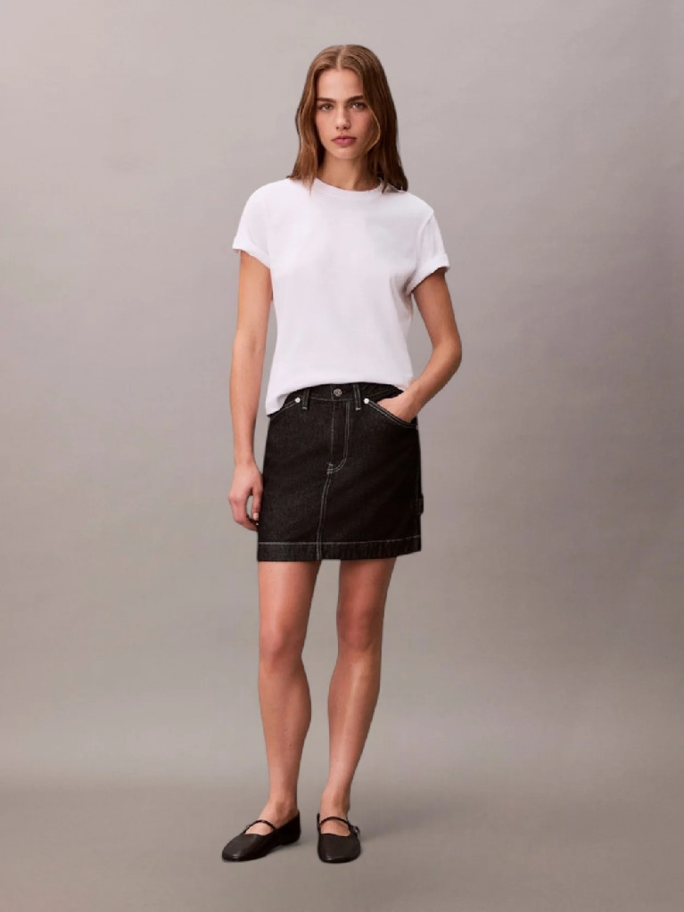 White Short Sleeve T-Shirt  Women