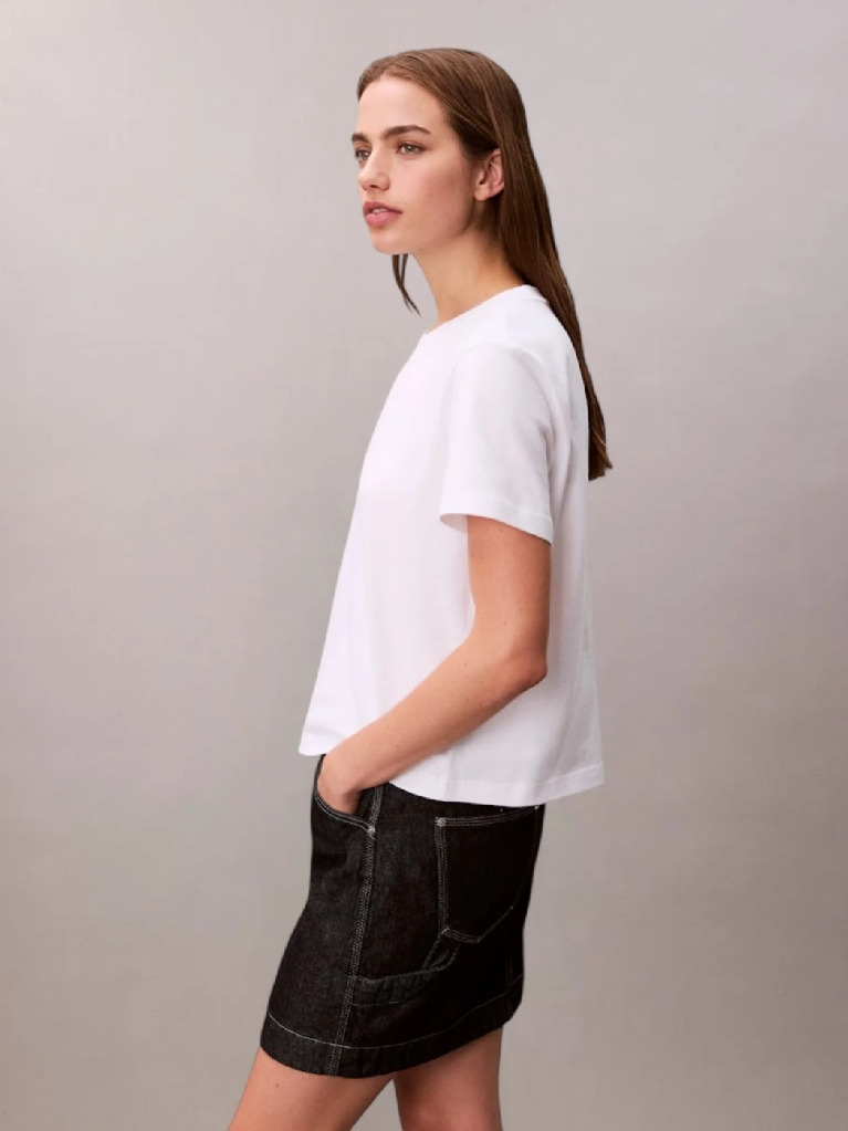 White Short Sleeve T-Shirt  Women