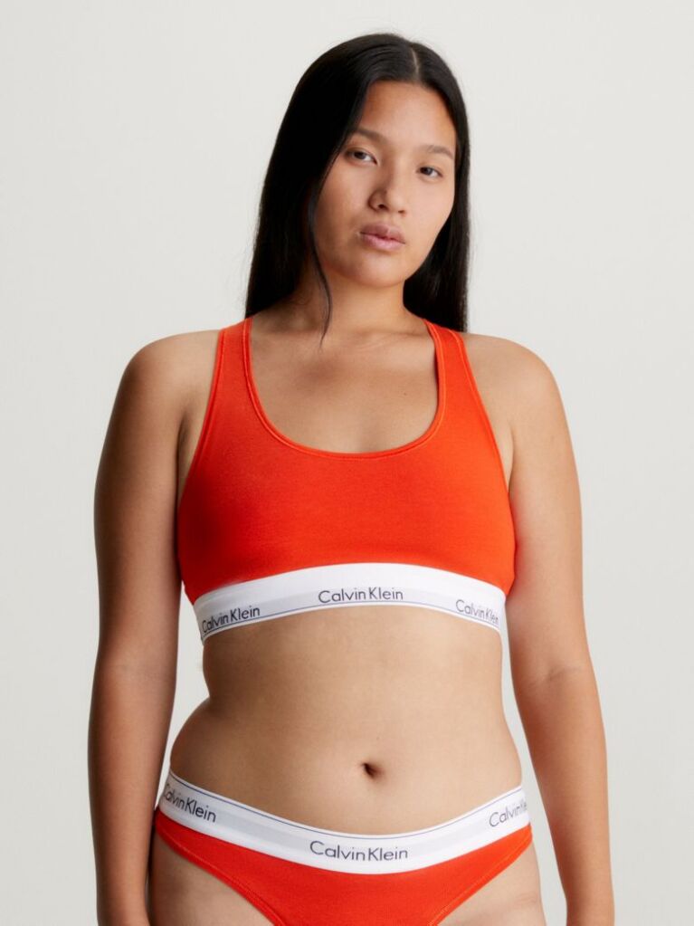 Orange Bralette - Icon Cotton Modal  Women