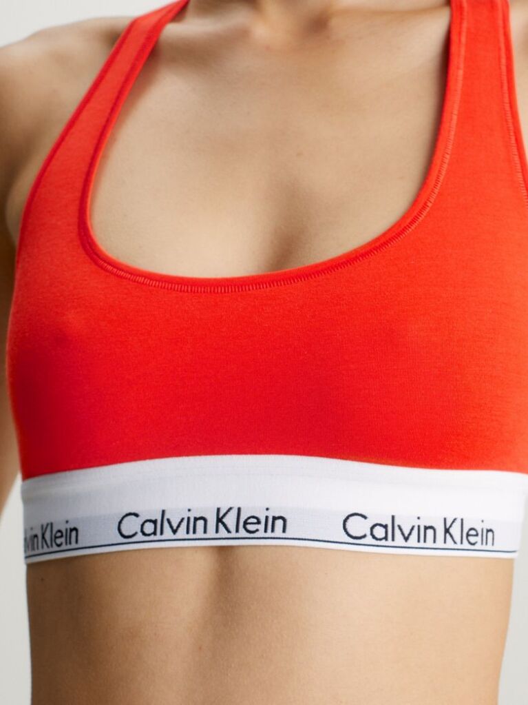 Orange Bralette - Icon Cotton Modal  Women
