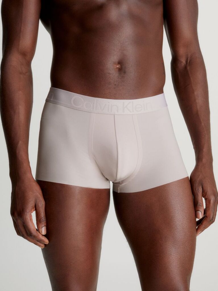 Grey Low Rise Trunks - CK Black Cooling  Men