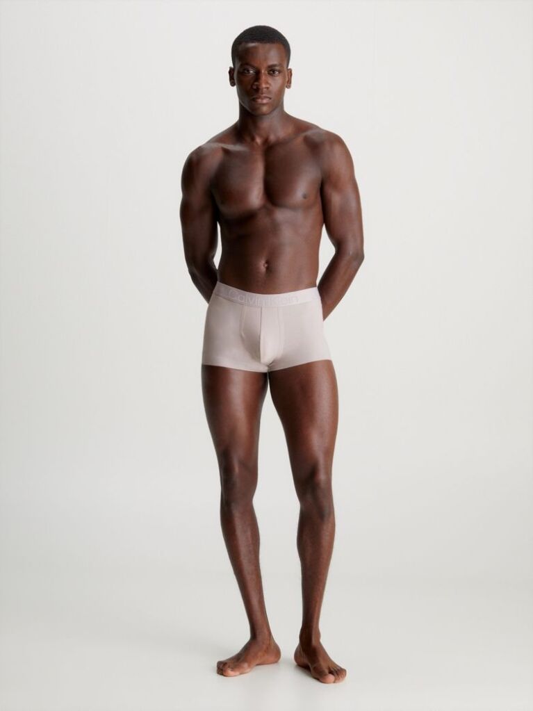 Grey Low Rise Trunks - CK Black Cooling  Men
