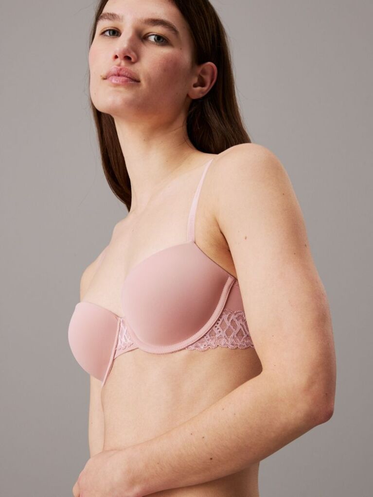Pink Balconette Bra - CK Attraction  Women