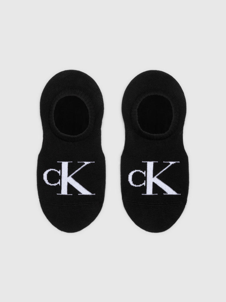 Black 2 Pack Invisible Socks  Women