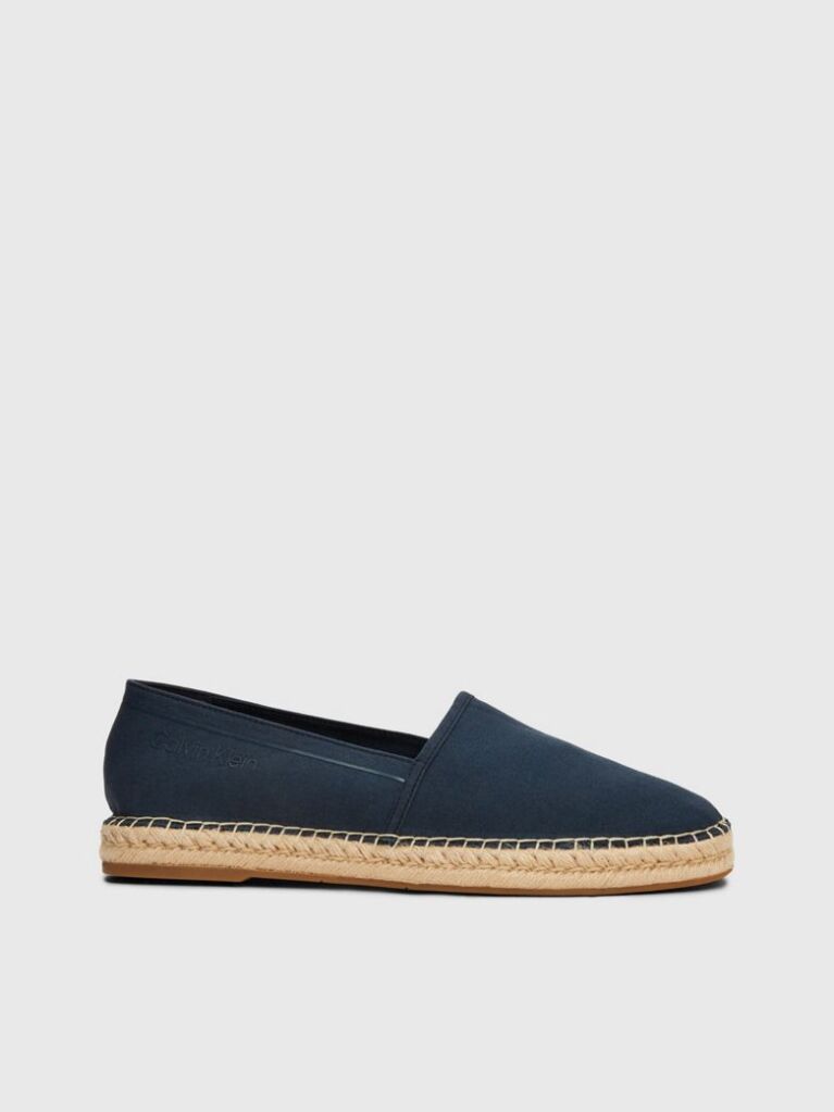 Blue Recycled Denim Espadrilles  Men