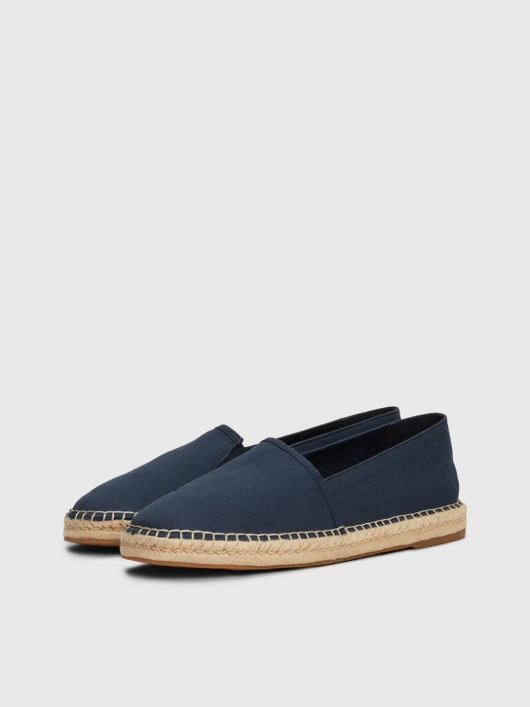 Blue Recycled Denim Espadrilles  Men