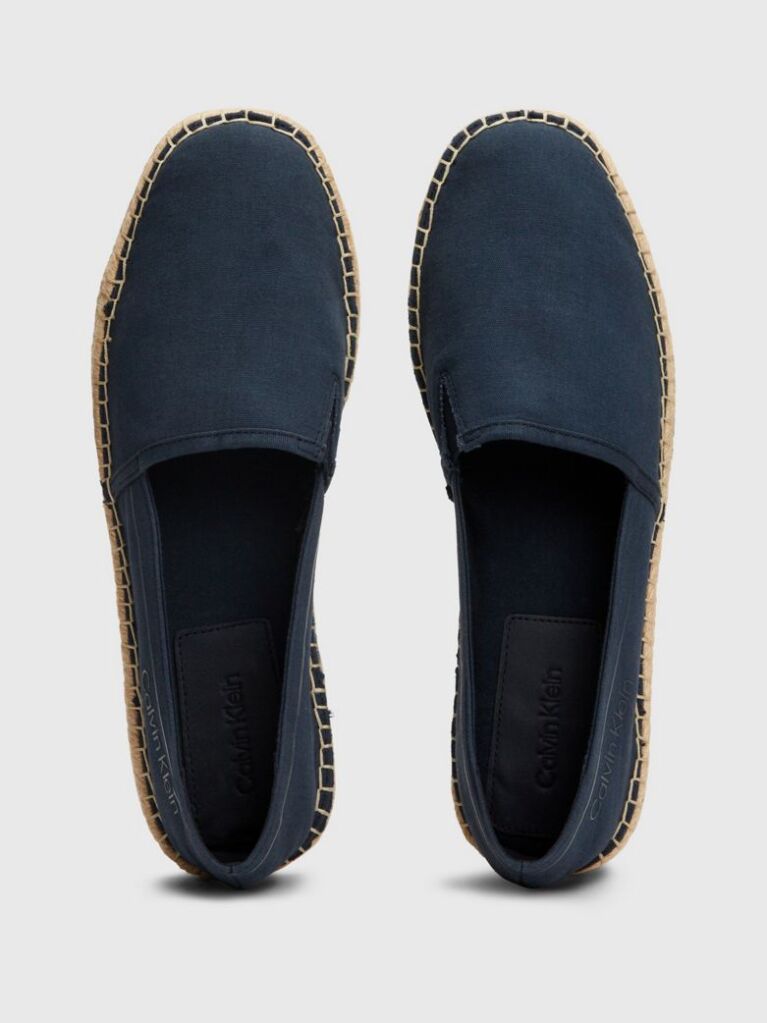 Blue Recycled Denim Espadrilles  Men