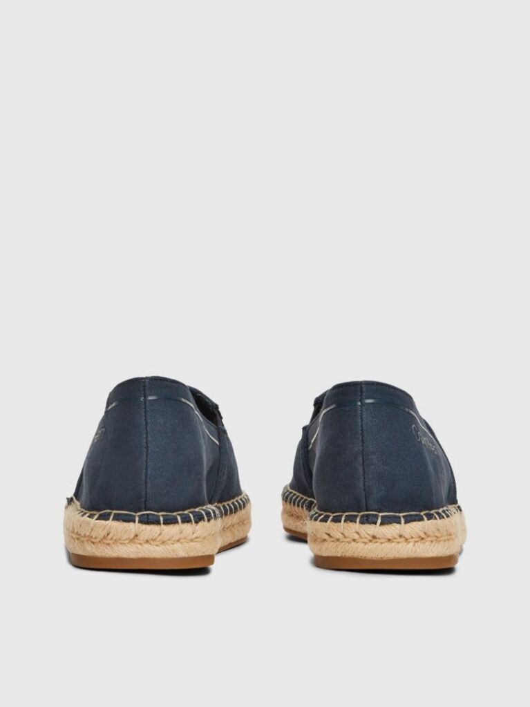 Blue Recycled Denim Espadrilles  Men