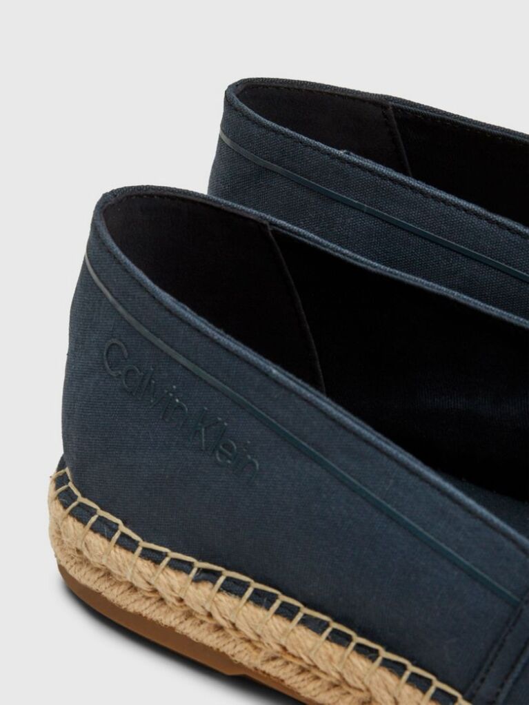 Blue Recycled Denim Espadrilles  Men