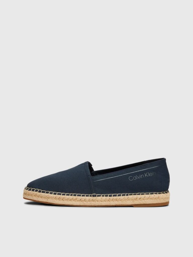 Blue Recycled Denim Espadrilles  Men