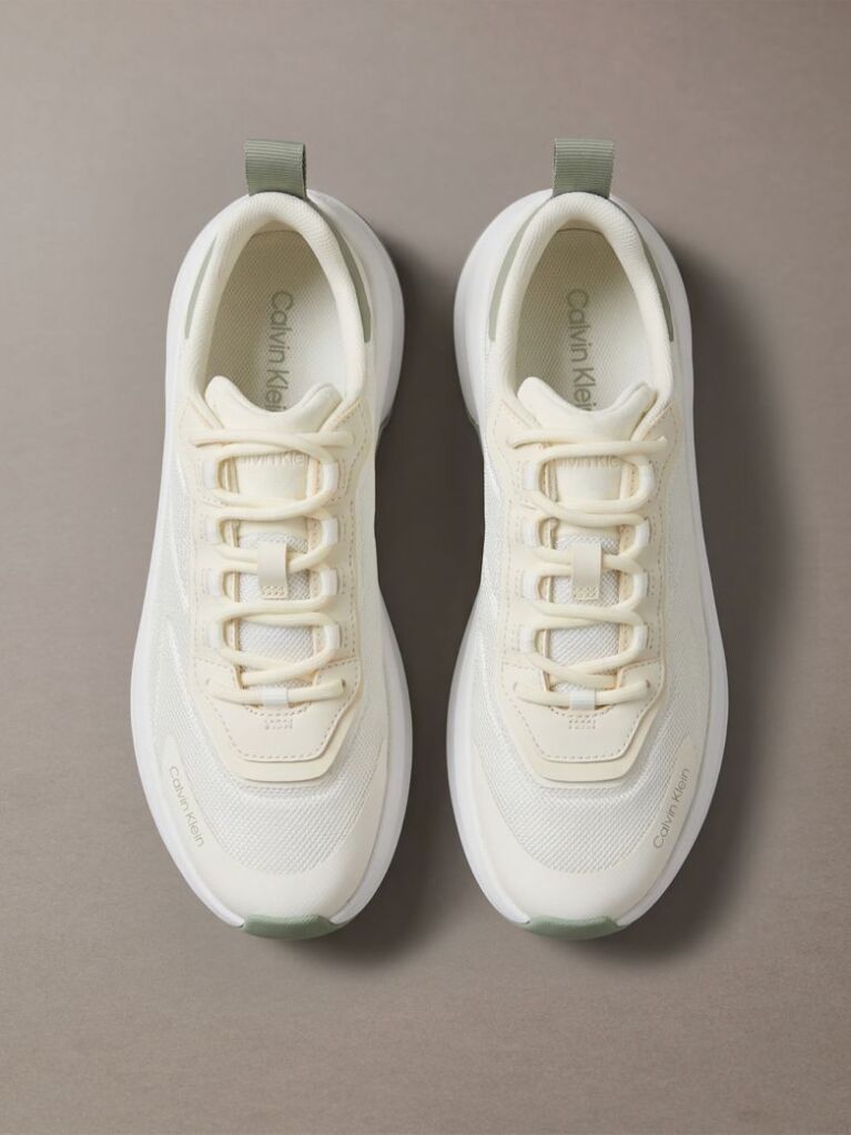 White CK Volumax - Chunky Runner Trainers  Women