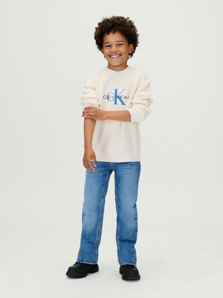 Denim Mid Rise Straight Jeans  Boys