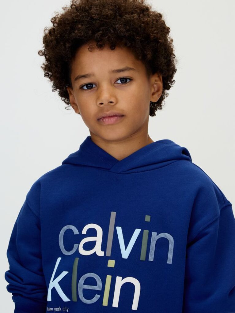 Blue Logo Hoodie  Boys