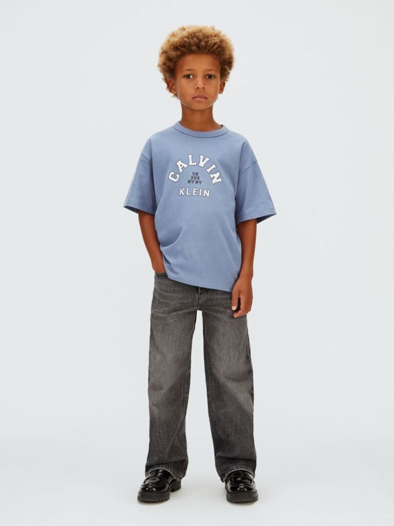 Blue Relaxed Varsity Logo T-Shirt  Boys