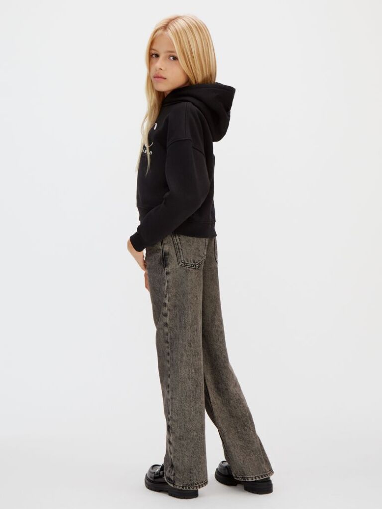 Black Fleece Logo Hoodie  Girls